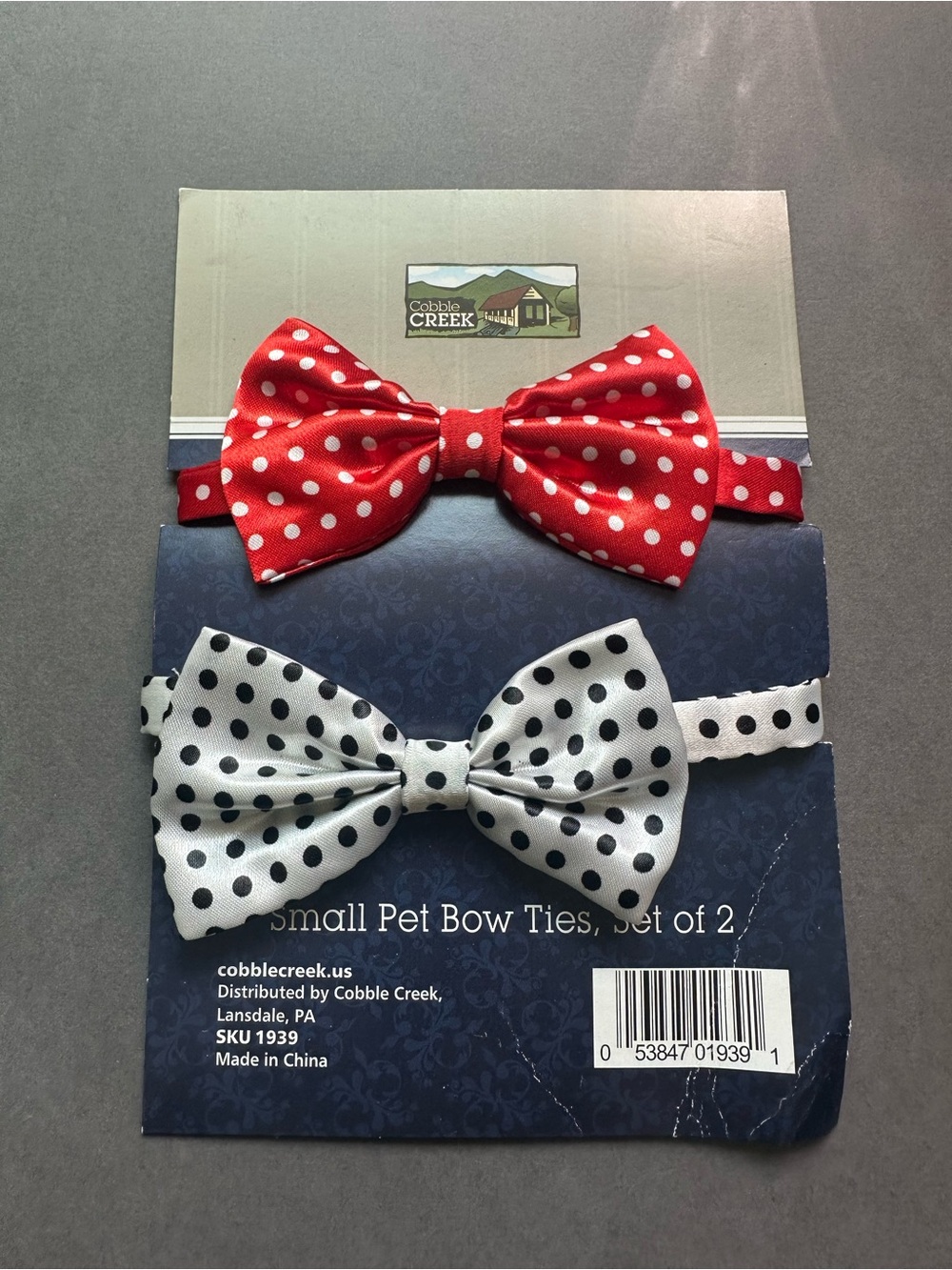 2pc Small Pet Bow Ties